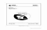 Original STS-9 press kit cover - NASA · Original STS-9 press kit cover . Edited by Richard W. Orloff, 01/2001/Page 2 NATIONAL AERONAUTICS AND SPACE ADMINISTRATION ... Public availability