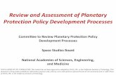 Review and Assessment of Planetary Protection Policy ...mepag.jpl.nasa.gov/meeting/2018-09/PPPD_MEPAG_briefing_9_13_18_updated.pdfKey provisions of the Outer Space Treaty • Article