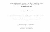 Continuous Plastic Flow Synthesis and Characterization of ...s PhD Thesis.pdf · 1 Continuous Plastic Flow Synthesis and Characterization of Nanoscale Bioceramics Aneela Anwar A thesis