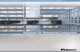 Solutions for Networked Enterprises · Today’s enterprise spaces rely on a wide variety of IP-enabled systems that improve operational efficiencies and employee productivity, while