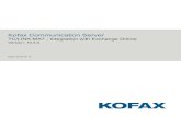 Kofax Communication Server TC/LINK-MX7 - Integration with … · 2020-02-20 · Kofax Communication Server TC/LINK-MX7 - Integration with Exchange Online Version: 10.3.0 Date: 2019-12-13
