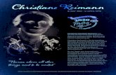Christiane Reimann€¦ · the nursing profession internationally, or through the nursing profession for the benefit of humanity. “Nurses, above all other things, need to be united.”