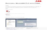 ROCKWELL MICRO800 PLC FENA - ABB Group · 2019-01-17 · To do this, click on Ethernet, and then select Configure ... To do this, double click on Local Variables. You will now see