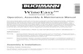 WineEasy - Blichmann Engineering · (right) for each different size fermentor you have in your ... PBW (powdered brewery wash). This product is an environmentally friendly alkaline