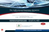 The 24th Annual Pharmacy Congress 24th... · 2020-01-23 · The 24 th Annual Pharmacy Congress BEIRUT 17 | 18 | 19 November 2016 18 CREDITS 08:30 Registration Session 4: Research