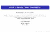 Methods for Analysing Complex Trait GWAS Datadougspeed.com/wp-content/uploads/AIAS2_Slides.pdfMeta-analysis: combining results over studies of similar phenotypes in similar populations.