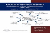 Trending in Bu siness Continuity · 2015-10-15 · Trending in Bu Prepared by BC Management, Inc. - June 2012 siness Continuity An Assessment of Data Collected Between 2009 – 2011