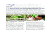 2011 Nicaragua Crop Loss Response: Family Gardens Project ...nuevasesperanzas.org/documents/Nuevas-Esperanzas... · 3. Biointensive gardening emphasizes double digging and close planting,