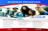 BUSINESS PROGRAMS - Career Training in Las Vegas, Dallas ... · SACRAMENTO (916) 900-2850 WHY CHOOSE ASHER? ACCELERATED DEGREES ... *Microsoft Certified **QuickBooks Certified ***Nevada