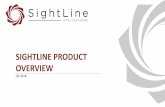 SIGHTLINE PRODUCT OVERVIEW · OVERVIEW Q4 2018. Onboard Video Processing Benefits to Onboard Integration Tight integration with camera systems Low-latency feedback Fast gimbal pointing