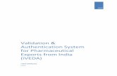 Validation & Authentication System for Pharmaceutical ... · o Root Folder: This is the root folder for the iVEDA files. o Input File Path: This folder contains the XML files to be