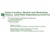 Value Creation, Market and Marketing (and Path Dependency ... · Supply/Value Chain Producer ConsumerSupplier. S-D Logic From the Individual to Market-Based Co-Creation Source: Ridley