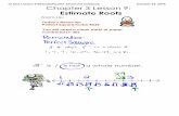 Chapter 3 Lesson 9: Estimate Roots · 12 Ch3 Lesson 9 EstimateRoots1 advanced.notebook October 05, 2016 WarmUp: Chapter 3 Lesson 9: Estimate Roots Today's WarmUp: Perfect Square/Cube