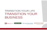 TRANSITION YOUR LIFE TRANSITION YOUR BUSINESSowner’s retirement plans Demographics suggest that there will be more sellers than buyers in the ... Estimate post-Retirement Income
