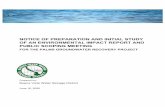 NOTICE OF PREPARATION AND INITIAL STUDY OF AN …bvh2o.com/PALMS-NOP.pdf · 2020-06-16 · NOTICE OF PREPARATION AND INITIAL STUDY OF AN ENVIRONMENTAL IMPACT REPORT AND PUBLIC SCOPING