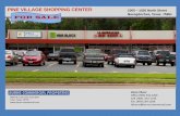 PINE VILLAGE SHOPPING CENTER 1000 1020 North Street...Pine Village Shopping Center Overview Pine Village is a 43,282 square foot retail property situated at the center of Nacogdoches,