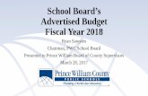 School Board’s Advertised Budget Fiscal Year 2018...Operating Fund & Debt Service Fund Advertised Fiscal Year 2018 4 FY 2017 FY 2018 Change Percent County $528,409,617 $552,205,462