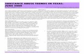 SUBSTANCE ABUSE TRENDS IN TEXAS: JUNE 2008...Substance Abuse Trends in Texas: June 2008 Exhibit 2. Percentage of Border and Non-Border Texas Secondary Students Who Had Ever Used Powder