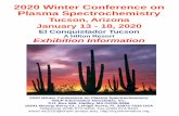 2020 Winter Conference on Plasma Spectrochemistryicpinformation.org/uploads/2020WC_Exhibition_Information.pdf · 4 2020 Winter Conference on Plasma Spectrochemistry, Tucson, Arizona,