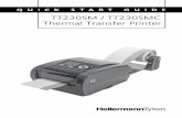 TT230SM / TT230SMC Thermal Transfer Printerwpc.ac62.edgecastcdn.net/00AC62/web/TT230SM Quick... · 6 | 800.537.1512 230S 230SC uic Start uie Printer Setup Initial Setup 1. Place the