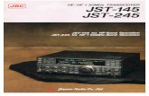 JRC JST-245 Catalogo - Radioradiomanual.info/schemi/Surplus_Radioamateur/JRC... · amplifier. Its superior performance is also demonstrated in the JRL-2000F HF linear amplifier. The