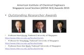 Outstanding Researcher Awards - WordPress.com€¦ · 15/05/2015  · FYP Thesis Title: Influence of cationic and non-ionic surfactants on the kinetics of mixed hydrogen/tetrahydrofuran