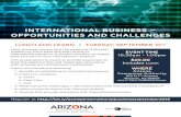 INTERNATIONAL BUSINESS – OPPORTUNITIES AND CHALLENGES · Many business owners face the questions 1) Should I expand my client base and start selling to international clients? or