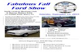 Fabulous Fall Ford Show - North Central Mustang Clubncmustangclub.org/files/2018_NCMC_CarShowFlyer.pdf · North Central Mustang Club & Murray Motors Ford 85 Griffith Road, Muncy PA