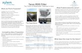 Taron RDD Filter · Taron RDD Filter Compelling Value Proposition Taron’s unique design and unparalleled capabilities allow the Customer to face several challenges by providing: