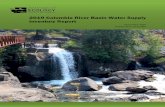 2019 Columbia River Basin Water Supply Inventory Report · 2019 Water Supply Inventory Report – Office of Columbia River . The Office of Columbia River In 2006, Washington State