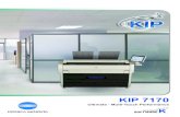 KIP 7170 - Konica Minolta Australia · KIP 7170 systems eliminate the need for additional PC hardware by printing documents directly from the touchscreen software. Integrated support