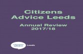 Citizens Advice Leeds · was secured from the Leeds Social Inclusion Fund, to help establish a new webchat service and support clients affected by Universal Credit. We are grateful