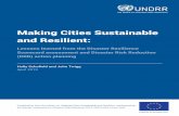 Making Cities Sustainable and Resilient - cm-amadora.pt · 2. The Disaster Resilience Scorecard for Cities and DRR action plans Result Area 2 of the ‘Making cities sustainable and