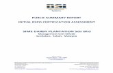 SOU26 RSPO Public Summary Report Final Darby SOU26 Public... · 2014-11-02 · Lead Auditor EMS RABQSA Cert No 012364 Iman ... auditor training in OSHAS 18001 Occupational Health.