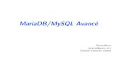 MariaDB/MySQL Avancé - Deimos.fr · 2020-01-30 · IntroductionMariaDB Introduction MariaDB SuiteaurachatdeMySQLparSunMicrosystemsetdesannoncesdurachatdeSun MicrosystemsparOracleCorporation,MichaelWidenius