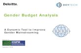 Gender Budget Analysis - ICGFM...* Gender Budgeting in OECD Countries, OECD Journal on Budgeting -Volume 2016/3 ** Council of Europe, 2009 ... improve competitiveness in the labor