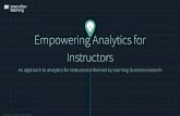 Empowering Analytics for Instructorsprod-cat-files.macmillan.cloud/MediaResources/instructorcatalog/... · The term analytics is often used in diﬀerent ways. For our purposes, we