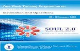 One Week Training Programme on SOUL 2 · The Centre is organising intensive “One Week Training Programme on SOUL 2.0 Installation and Operations” at INFLIBNET Centre, Gandhinagar