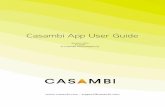 Casambi App User guide v1.5.4 - LEDsGO · 2 of 28 Casambi app and light control v1.5.4 January2017/MTo © Casambi Technologies Oy Linnoitustie 4 A, 02600 Espoo, Finland