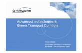 Advanced technologies in Green Transport Corridors · Floris Mulder EU Green Corridors Conference Brussels – 9th December 2009. Content • Short history Green Corridors • What