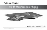 HD IP Conference Phone · To resume the call, do one of the following: Press to mute the microphone during a call. Press again to un-mute the call. If there is only one call on hold,