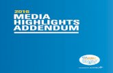 2016 MEDIA HIGHLIGHTS ADDENDUM · INSTAGRAM STATS - APRIL 2016 2.2 M IMPRESSIONS 5,429 K LIKES ON TOP POST 77,931 K IMPRESSIONS/DAY 1 itswilwheaton 328 K impressions 2 nbcwashington