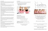 For Adults...build confidence with their participating adult...Mom, Dad, Grandma, Auntie. With loving support and encouragement, toddlers will flourish. Baby Ballet Program This is