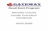 Menifee County Family Transition Handbook 2019-2020 · 2020-05-15 · Leah Cornett Debbie Williams Christina Shoupe Guidance Counselor Jennifer Rogers . Menifee County ... After the