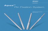 Apex Pin Fixation System - WordPress.com · 2016-02-12 · Apex™ Instruments Predrilling Assembly The Predrilling Assembly consists of a Trocar, a Drill Sleeve and a Soft Tissue