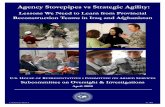 Agency Stovepipes vs Strategic Agility · 2020-04-08 · agency stovepipes versus strategic agility 3 hasc oversight & investigations staff lorry m. fenner, staff lead suzanne mckenna,