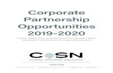Corporate Partnership Opportunities 2019-2020 · 4/19/2010  · Corporate Membership with CoSN This prospectus is filled with a number of advantageous opportunities, but the most