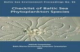 Checlist of Baltic Sea Phytoplankton Species · 2004-12-14 · Checklist of Baltic Sea Phytoplankton Species (including some heterotrophic protistan groups) Guy Hällfors Finnish