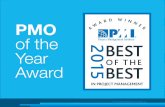 PMO of the Year Award - PM Solutions · PMO y Oi P M i i 3 Best-in-Class PMOs Leverage Technology to Improve Services T his year’s PMO syMPOsiuM, where the PMO of the Year Award