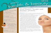 WHAT YOU’LL FIND beauty” protein you Products/BioSil/BioSil... · 2013-03-18 · lines and wrinkles, thickening and strengthening hair, increasing bone mineral density, and promoting